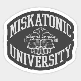 Miskatonic University Vintage Shirt Sticker